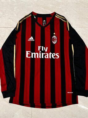 AC Milan 13/14 Home Long Sleeve - Kaka #22 US SIZE MEDIUM
